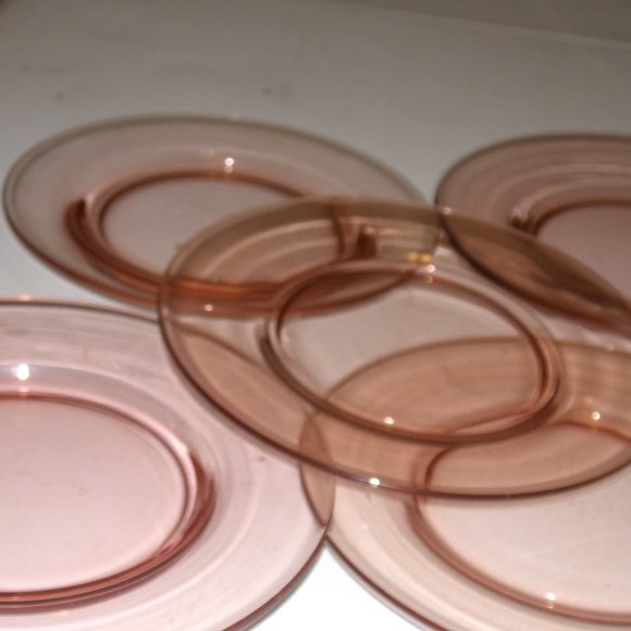 depression glass Accents Vintage Depression Glass Sandwich Plates
